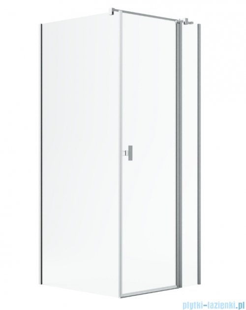Radaway Nes Kdj II Brushed Nickel kabina 100x100cm prawa szczotkowany nikiel 10032100-91-01R/10039100-01-01