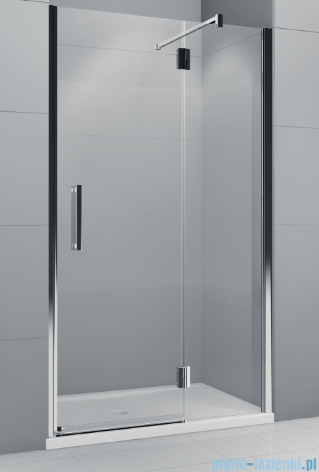Novellini Modus G drzwi prysznicowe 120x195cm prawe MODUSG120L-D-1K