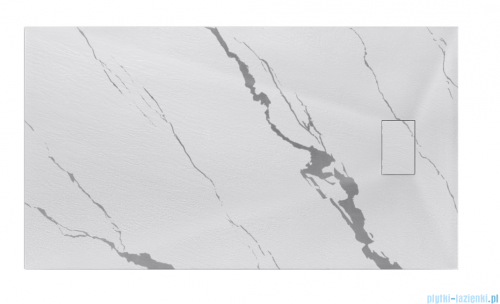Besco Vexo Marble 120x90cm brodzik prostokątny VM-120-90-P