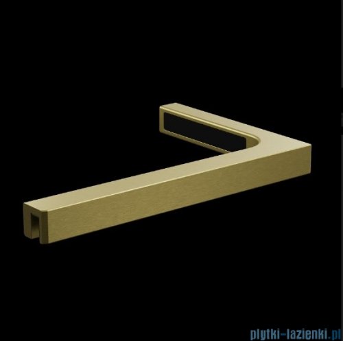 Radaway Essenza Brushed Gold Kdj+S kabina 100x80x100cm prawa szczotkowane złoto 1384052-01-01/1385021-9901R/1384052-01-01