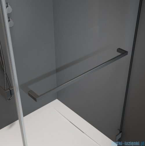 Radaway Idea DWJ Brushed GunMetal drzwi wnękowe 115cm prawe szczotkowany grafit 387022-92-01R