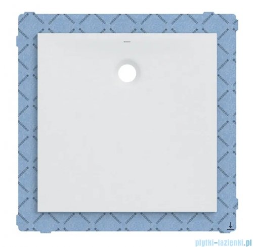 Geberit brodzik Olona 100x100cm z włókniną uszczelniającą biały 550.902.00.1