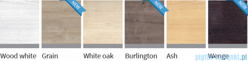 Novellini Nexis kabina prysznicowa z hydromasażem 100x80 Lewa white oak NEXA109SM5-1KQ