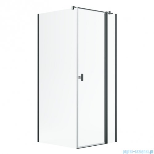 Radaway Nes Kdj II Brushed GunMetal kabina 110x70cm prawa szczotkowany grafit 10032110-92-01R/10039070-01-01
