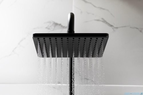 KFA LOGON BLACK deszczownia z baterią termostatyczną natryskową czarny 5746-910-81