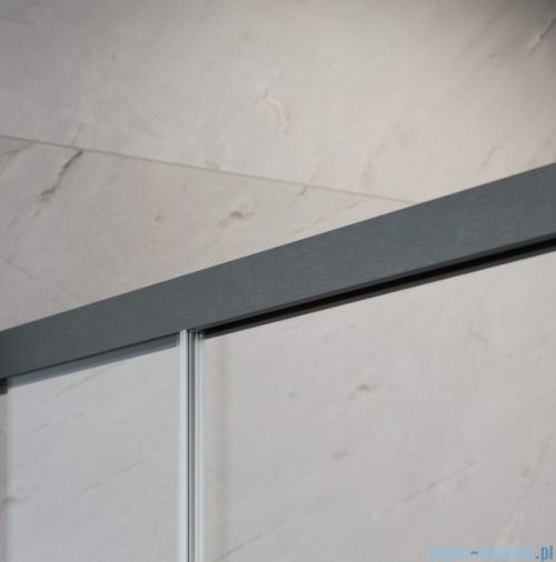 Radaway Idea DWJ Brushed GunMetal drzwi wnękowe 105cm prawe szczotkowany grafit 387021-92-01R