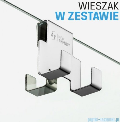 New Trendy New Modus Black kabina Walk-In 80x200 cm przejrzyste EXK-0057