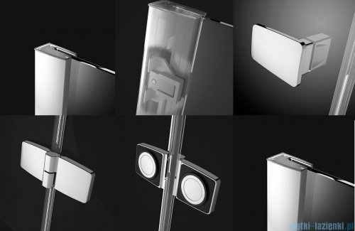 Radaway Fuenta New Dwj drzwi wnękowe 100cm lewe szkło przejrzyste 384014-01-01L