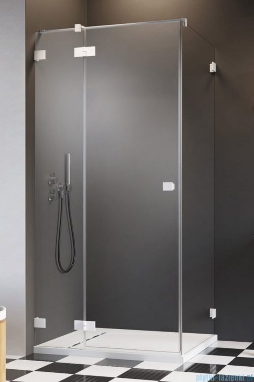 Radaway Essenza Pro White Kdj kabina 90x110cm lewa szkło przejrzyste 10097090-04-01L/10098110-01-01