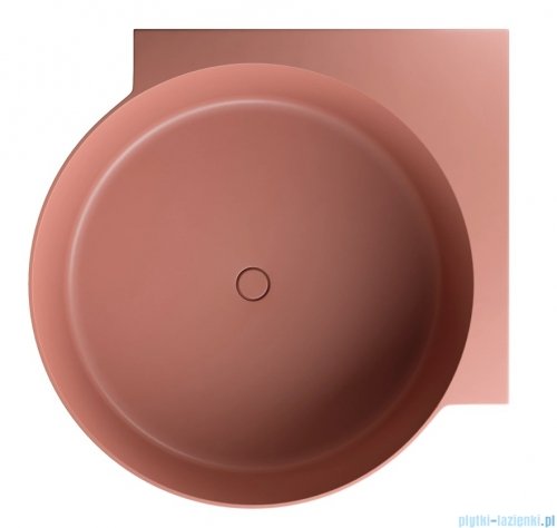 Omnires Ovo M+ wanna wolnostojąca narożna okrągła 120x120 cm terracotta mat OVO120WNTE