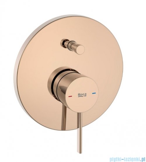 Roca Ona bateria wannowo-prysznicowa podtynkowa Rose Gold Everlux-PVD A5A0B9ERG0