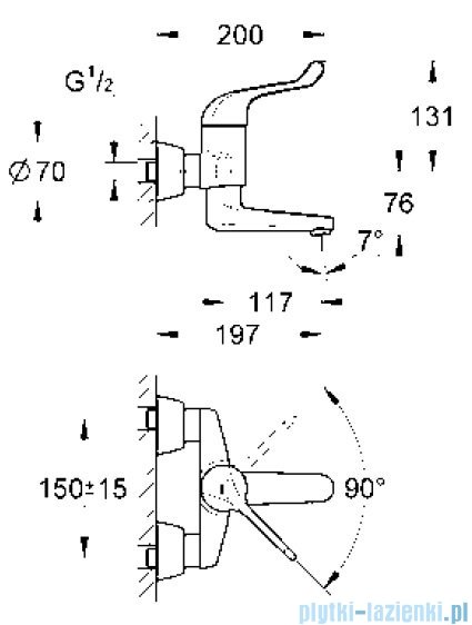 Grohe Euroeco Special jednouchwytowa bateria umywalkowa z bezpiecznym mieszaczem DN 15 32792000