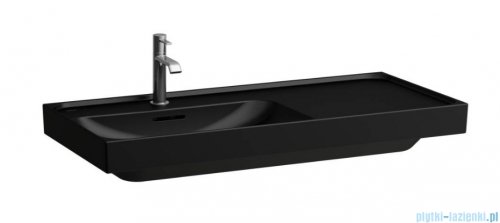 Laufen Meda umywalka ścienna 100x46cm czarny mat H8171187161041