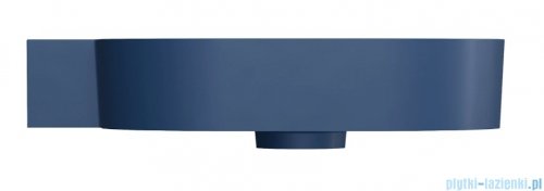 Omnires Ovo M+ umywalka nablatowa/wisząca lewa 64x44 cm midnight blue mat OVO645UWLMB