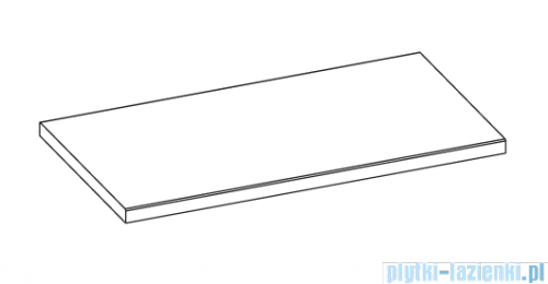Elita blat 122x49cm marmur biały calacatta 167436
