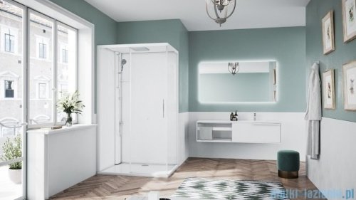 Novellini Glax 1 2.0 kabina standard 120x80 lewa biała G212P129STF-1UU