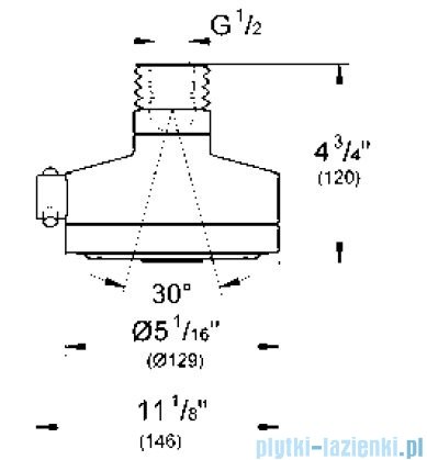 Grohe Relexa deszczownica Deluxe  27530000