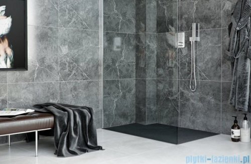 Excellent Lavano Brodzik 140x100  prostokątny SLIM z pokrywą czarny BREX.1103.140.100.BLN