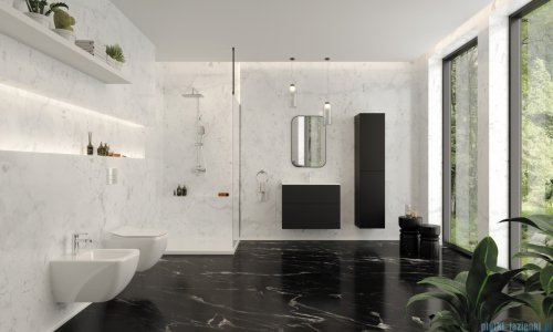 Deante Prizma Brodzik akrylowy prostokątny 110x90 cm biały KTJ_087B