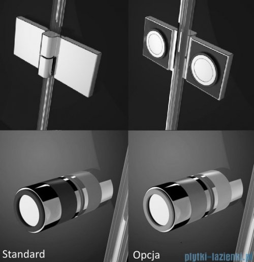 Radaway Essenza New Dwb drzwi wnękowe 80cm lewe szkło przejrzyste 385075-01-01L