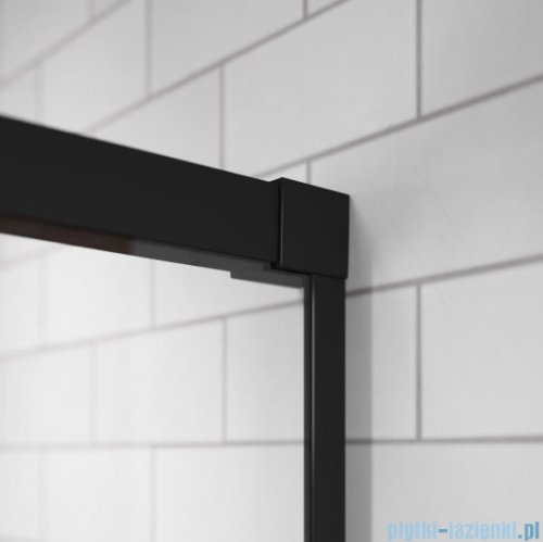 Radaway Idea Black Kdd kabina 120x75cm czarny mat/szkło przejrzyste 387064-54-01L/387066-54-01R