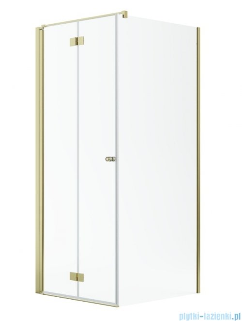 Radaway Nes Gold Kdj B kabina 80x100cm lewa złoty połysk 10025080-09-01L/10039100-01-01