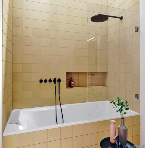 Riho Still Shower wanna prostokątna 180x80cm + syfon B103001005