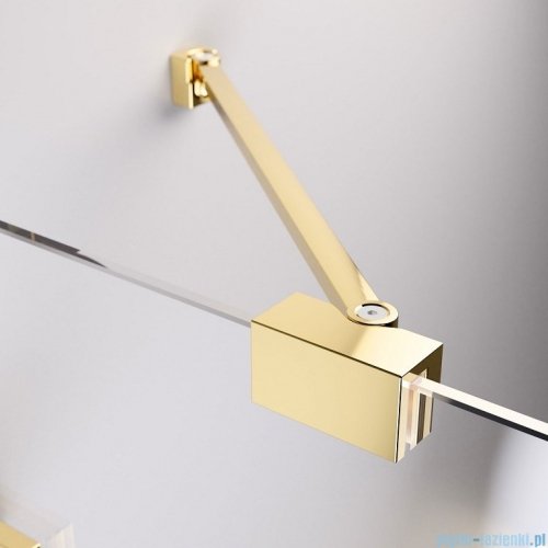Radaway Essenza Pro Gold Dwj drzwi wnękowe 90cm prawe złoty połysk/szkło przejrzyste 10099090-09-01R