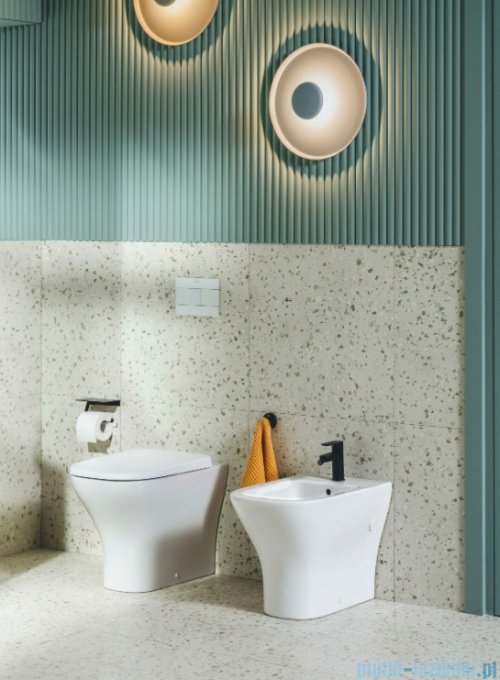 Roca Optica bidet stojący przyścienny biały A357V18000