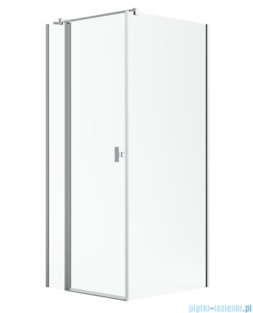 Radaway Nes Kdj II Brushed Nickel kabina 90x75cm lewa szczotkowany nikiel 10032090-91-01L/10039075-01-01
