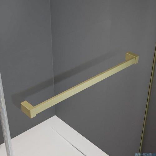 Radaway Idea Kdj Brushed Gold kabina 120x80cm prawa szczotkowane złoto 387042-99-01R/387051-99-01L