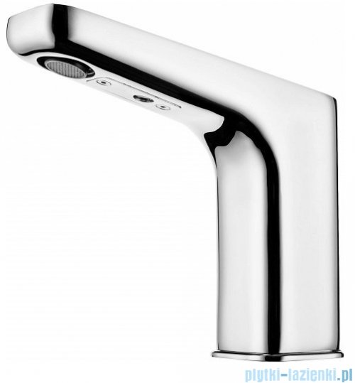 Deante Hiacynt bateria umywalkowa bezdotykowa bez regulacji temperatury z zasilaczem 230/6V chrom BQH 028V