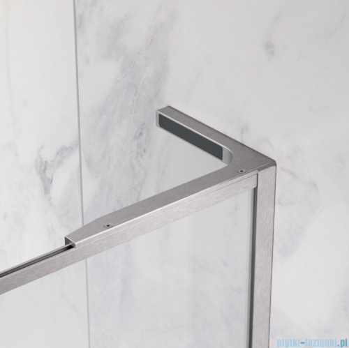 Radaway Modo F SL Brushed Nickel II kabina Walk-in 55x201,6cm prawa Szczotkowany Nikiel szkło przejrzyste 10419055-91-01R