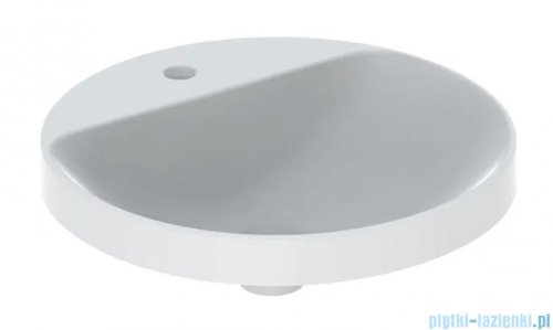 Geberit VariForm Umywalka okrągła z półką z otworem na baterię 48cm 500.706.01.2