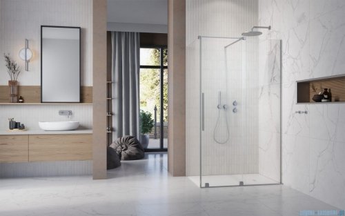 Radaway Furo Kdj Brushed Nickel kabina 130x70cm prawa szczotkowany nikiel 10104672-91-01R/10110630-01-01/10113070-01-01