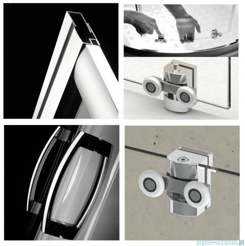 Radaway Premium Plus DWJ Drzwi wnękowe 120 szkło przejrzyste 33313-01-01N