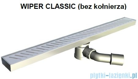 Wiper Odpływ liniowy Classic Ponente 120cm bez kołnierza mat P1200MCS100