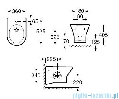 Roca Nexo Bidet podwieszany A357645000