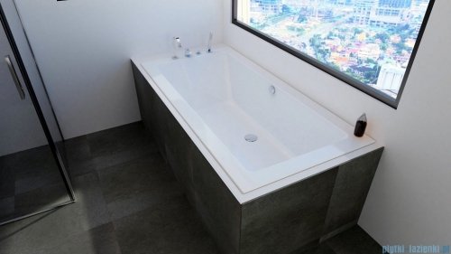 Riho Lugo wanna prostokątna 180x90cm nóżki+syfon B134001005/207095/208865