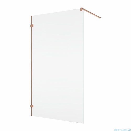 Ronal ANNEA ANTW1 Ścianka wolnostojąca Walk-in 120x200 cm z uchwytem kątowym miedź szczotkowana ANTW112002707