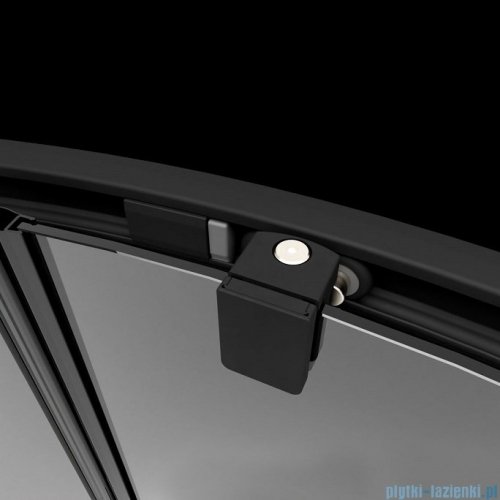Radaway Premium Pro Black Kdj kabina 140x75cm prawa czarny mat/szkło przejrzyste 1015140-54-01R/1016075-54-01