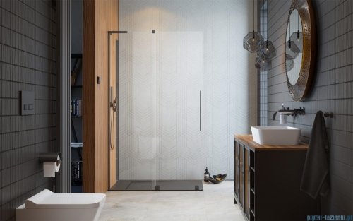 Radaway Furo SL Brushed GunMetal kabina Walk-in 110x200cm lewa szczotkowany grafit 10306588-92-01L/10110544-01-01