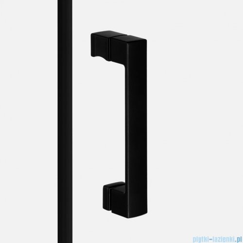 New Trendy Nesta Black kabina 90x90x200 cm lewa wspornik równoległy przejrzyste K-3704
