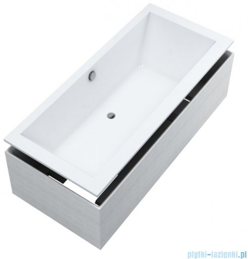 Schedpol Schedline Vella Set 2.0 wanna prostokątna z nośnikiem styropianowym 170x75 cm 3WSP.VS2P-17075