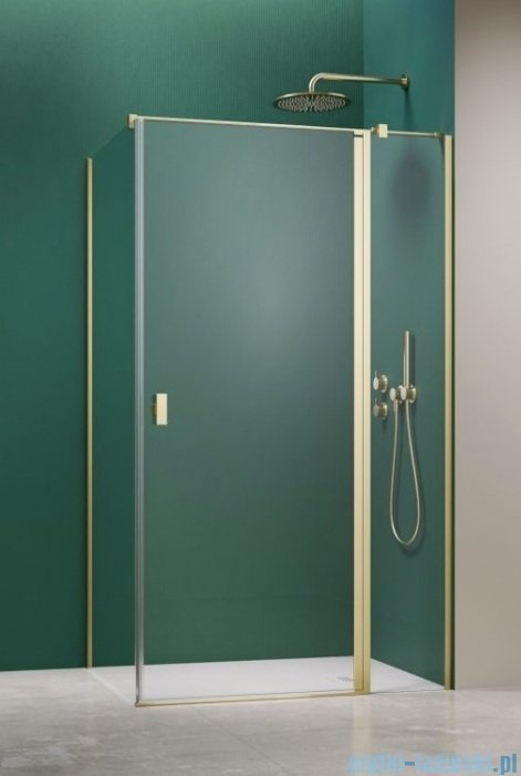 Radaway Nes 6 Kdj II Brushed Light Gold kabina 110x90cm prawa szczotkowane jasne złoto 10032110-98-01R/10039090-01-01