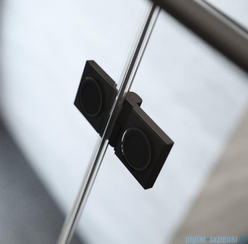 Radaway Essenza New Black Kdj kabina 110x110cm prawa szkło przejrzyste detale