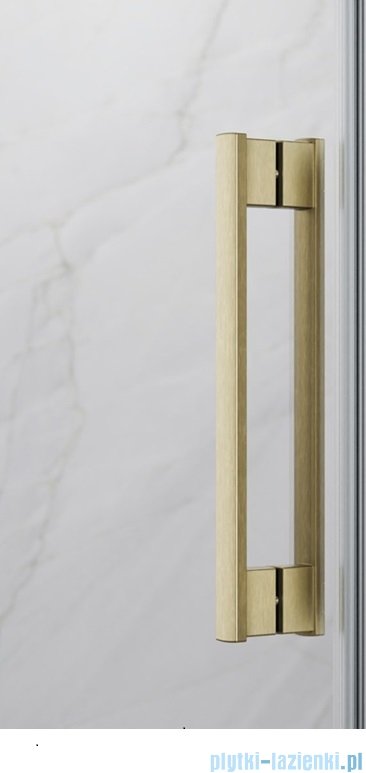 Radaway Idea 8 QL Kdj Brushed Gold kabina 110x90cm lewa szczotkowane złoto 10550567-99-01L/10350503-01-01/10360090-01-01R