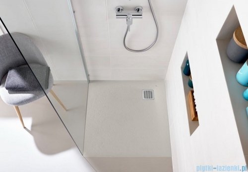 Roca Terran 120x100cm brodzik prostokątny konglomeratowy biały AP1014B03E801100