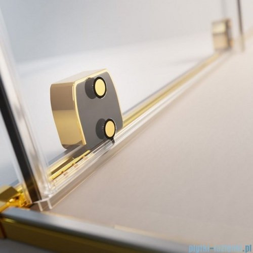 Radaway Furo Gold Walk-in kabina 110x200cm prawa szkło przejrzyste 10106588-09-01R/10110544-01-01