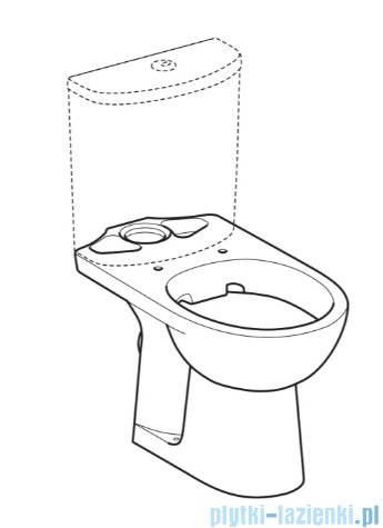 Geberit Selnova Miska stojąca lejowa Rimfree 500283015